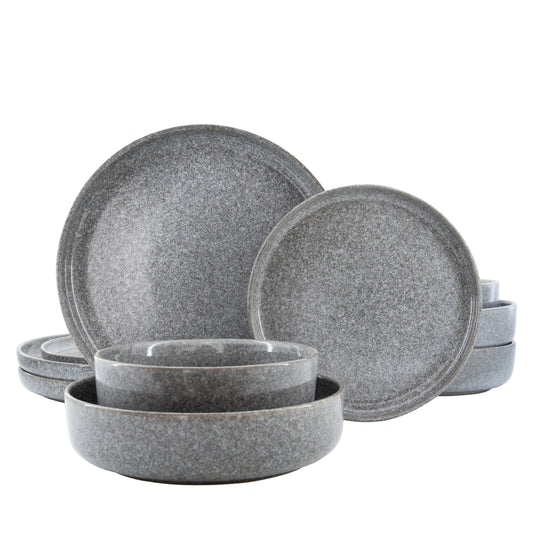 Mimola Reactive Glaze Ceramic Dinner Set