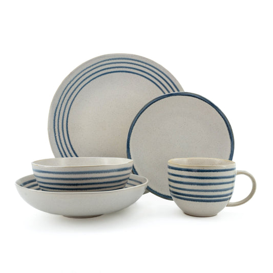Mimola Reactive Glaze Ceramic Dinner Set
