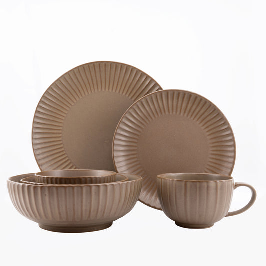 Mimola Reactive Glaze Ceramic Dinner Set
