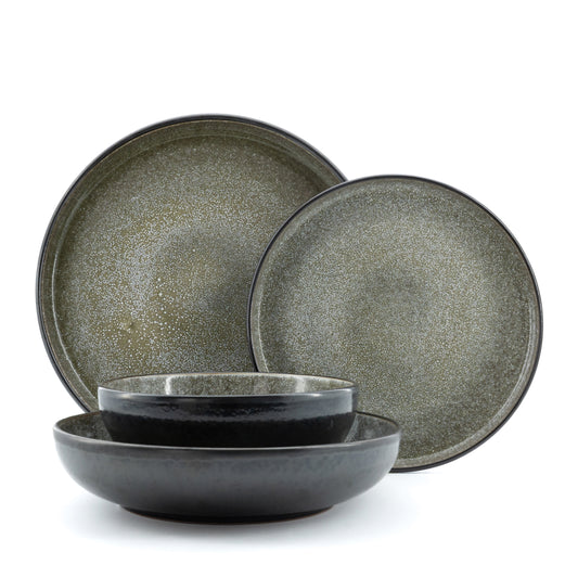 Mimola Reactive Glaze Ceramic DinnerSet