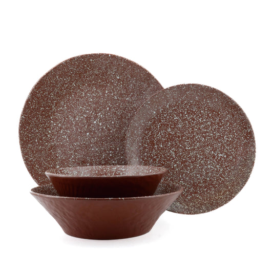 Mimola Reactive Glaze Ceramic Dinner Set
