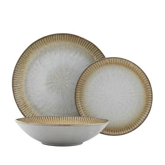 Mimola Reactive Glaze Ceramic Dinner Set